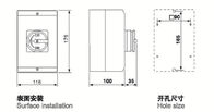 Il commutatore di isolamento del carico di IEC 50A 230-440V IP65 rotabile impermeabilizza