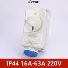 norma meccanica impermeabile di IEC degli incavi dell'interruttore di sicurezza di 220V IP44