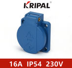 IP54 una norma tedesca blu di 16 amp per l'incavo supplementare industriale