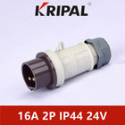 Spina di corrente impermeabile standard 48V 3P 16A 12H di bassa tensione IP44 di IEC