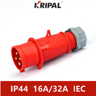 L'industriale impermeabile trifase di IP44 16A 220V tappa la norma di IEC