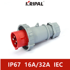 Norma industriale trifase impermeabile di IEC della spina di 32A 4Pole IP67