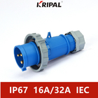 incavo industriale standard trifase della spina di IEC IP67 di 5P 16A antipolvere