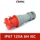 Resistente ad alta temperatura del CE IP67 125A 4 Pin Industrial Connector