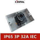 Norma impermeabile elettrica di IEC di Palo 40A dei commutatori rotanti 4 di KRIPAL IP65